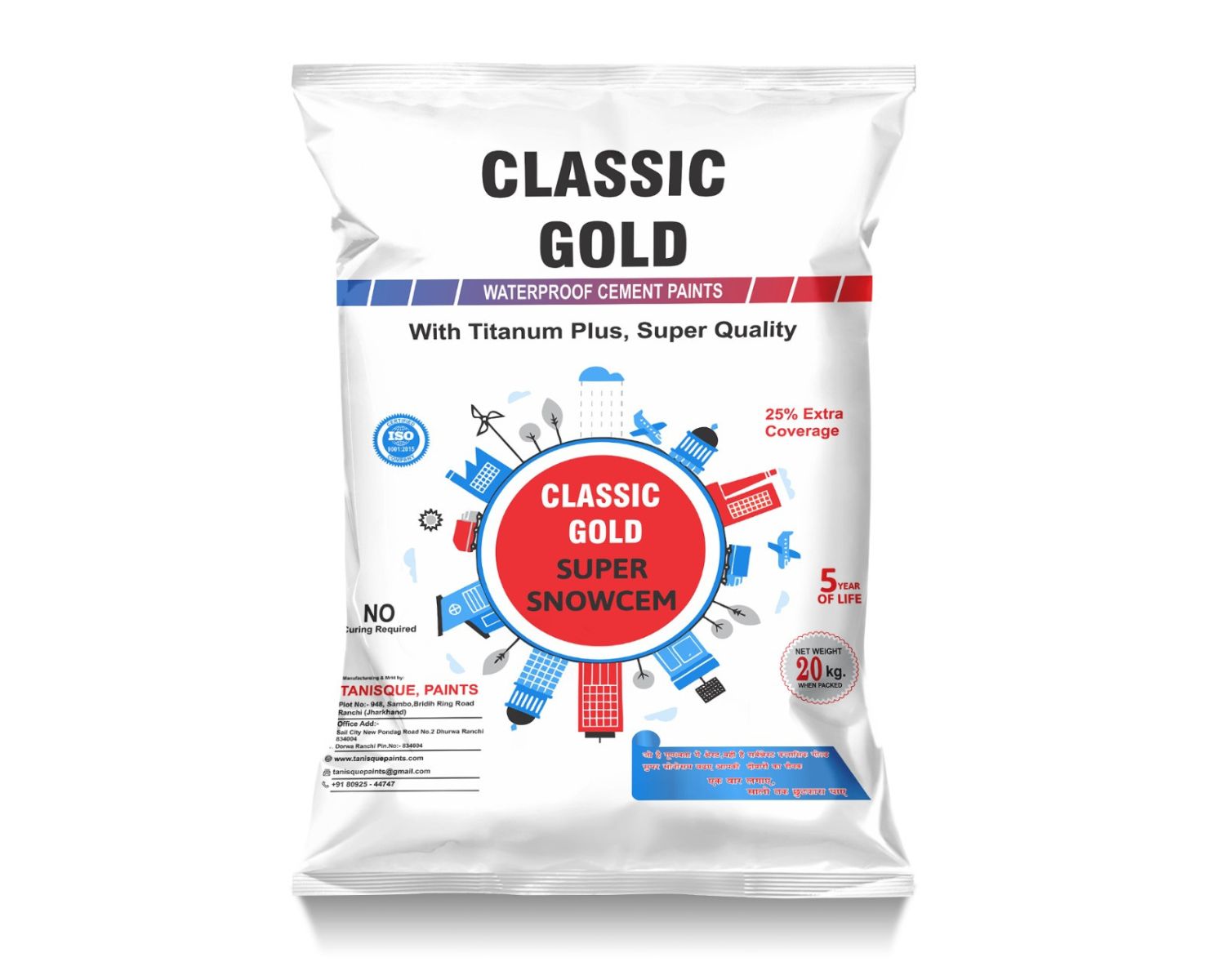 Classic Gold SnowCem